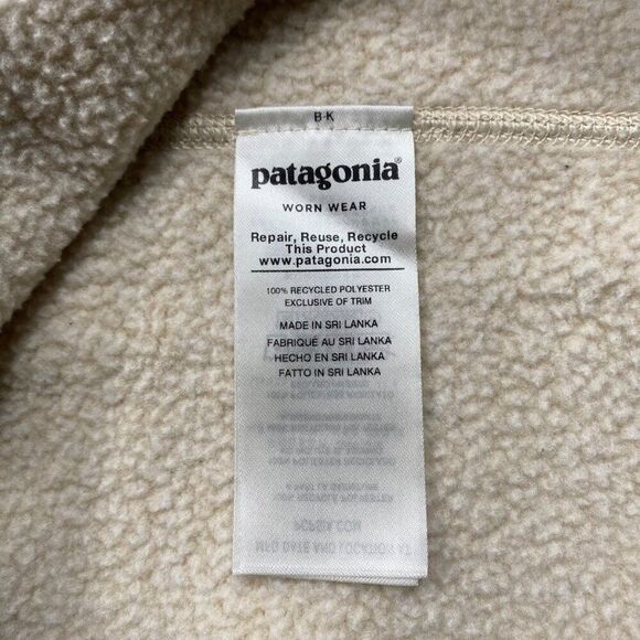 Patagonia Women's Better Sweater Quarter Zip Oatmeal Size Small - Picture 7 of 11